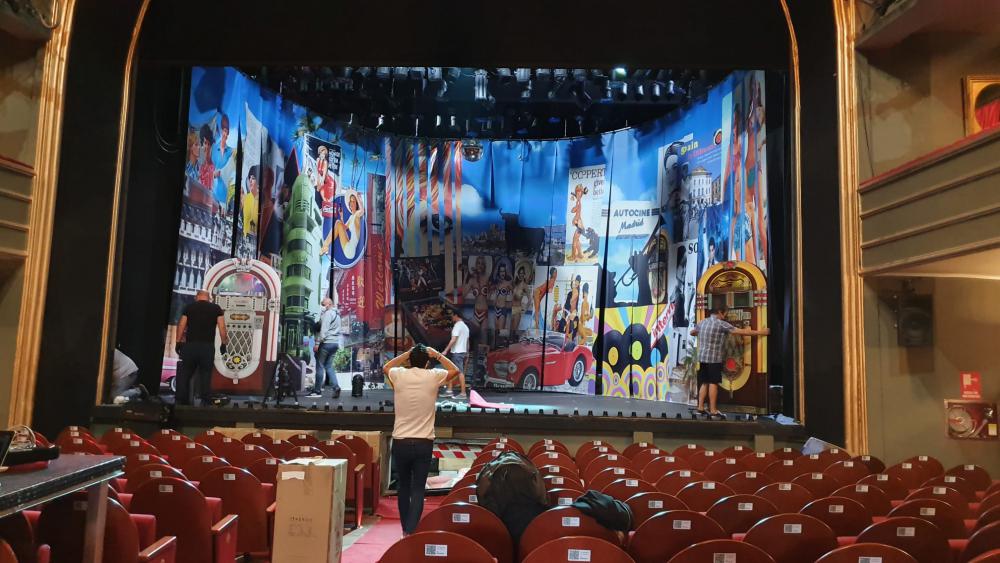 Telón de Escenario en Textil Impreso